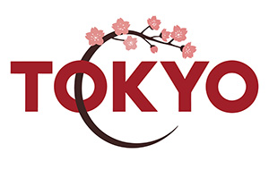 Tokyo city logo with blossom in a Urban Loneliness Fiction